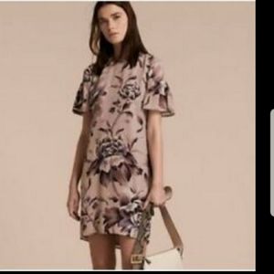 Burberry peony shift dress